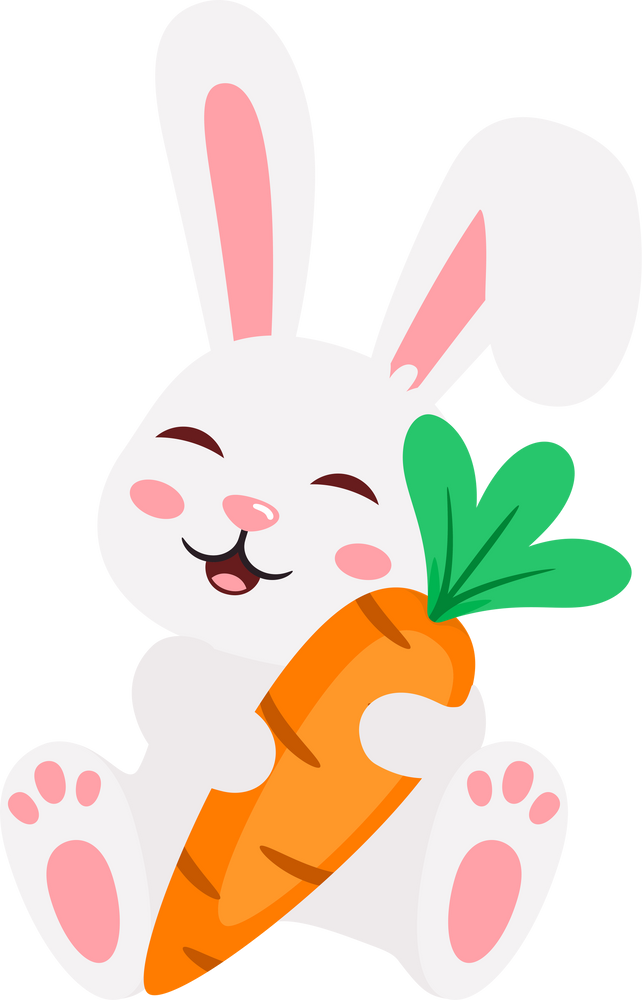 Easter bunny rabbit illustrations